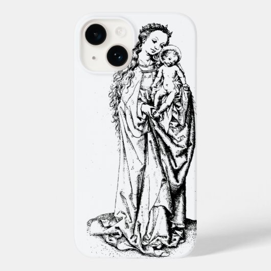 Madonna en kind Maagd Maria Case-Mate iPhone Case (Achterkant)