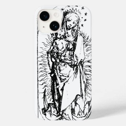 Madonna en kind Maagd Maria Case-Mate iPhone Case (Achterkant)