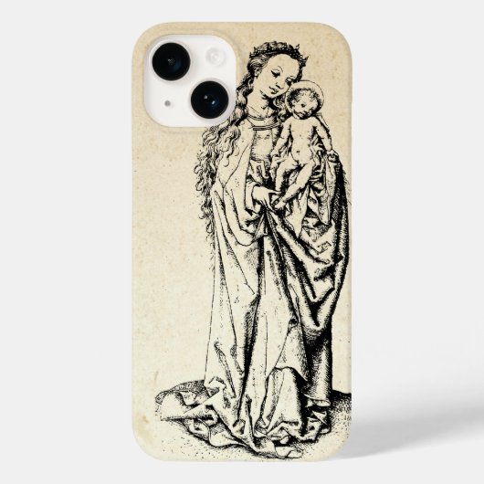Madonna en kind Maagd Maria Case-Mate iPhone Case (Achterkant)