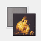 Madonna en Kind, Madrid, Spanje Magneet (Voorkant / Achterkant)