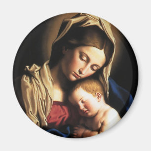 MADONNA EN KIND MAGNEET