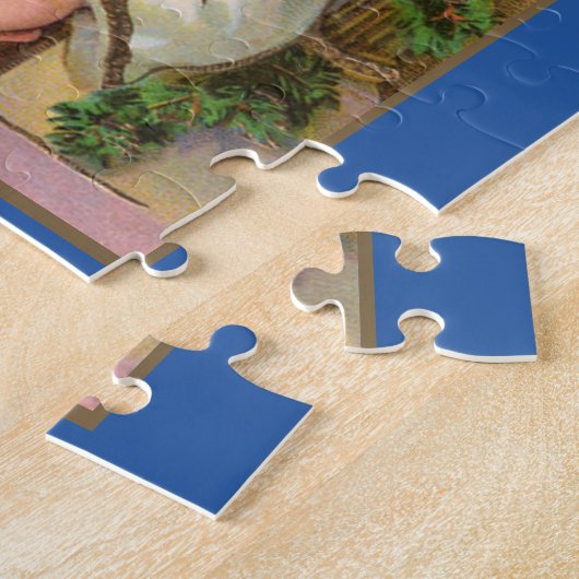 Madonna en kind met Angels Jigzaag Puzzle Legpuzzel (Zijkant)