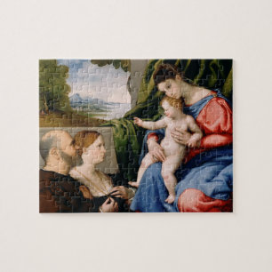 Madonna en kind met de Baby Sint John Legpuzzel