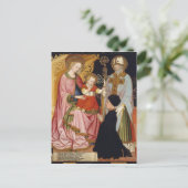 Madonna en kind met de donor briefkaart (Staand voorkant)