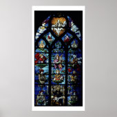 Madonna en Kind met engelen en portretten reageren Poster (Voorkant)