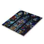 Madonna en Kind met engelen en portretten reageren Tegeltje (Zijkant)