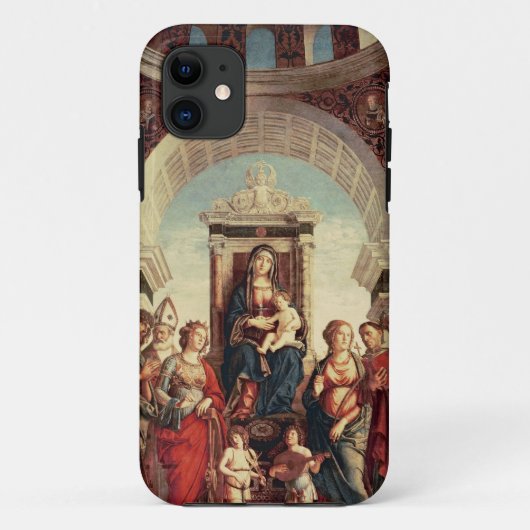 Madonna en kind met heiligen Case-Mate iPhone case (Achterkant)