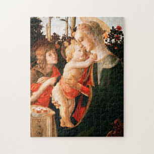 Madonna en Kind met Johannes de Doper Legpuzzel