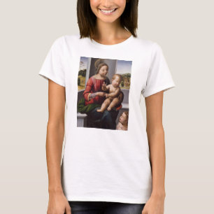 Madonna en kind met John de Baptist T-shirt