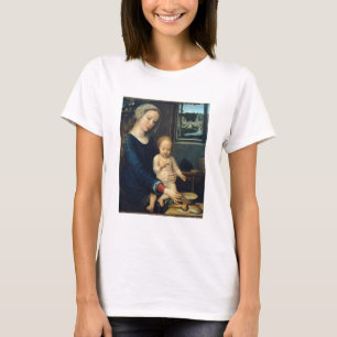 Madonna en kind met melksoep - Gerard David - T-shirt