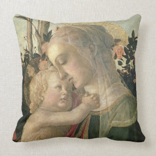 Madonna en Kind met Sint-John de Baptist, detai Kussen