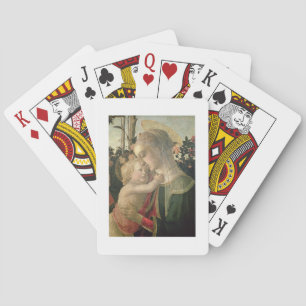 Madonna en Kind met Sint-John de Baptist, detai Pokerkaarten