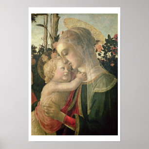Madonna en Kind met Sint-John de Baptist, detai Poster