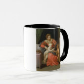 Madonna en kind met Sint-John de Baptist Mok (Voorkant rechts)