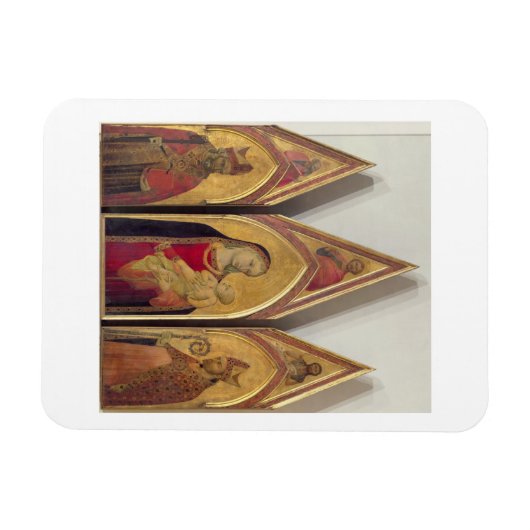 Madonna en kind met SS. Nicholas en Proculus, Magneet (Horizontaal)