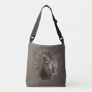 Madonna en kind met zilveren Lijst Crossbody Tas