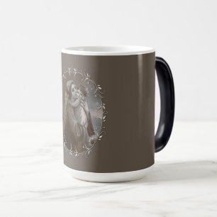  Madonna en kind met zilveren Lijst Magische Mok