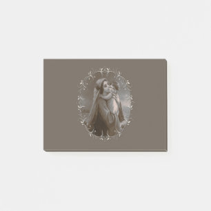 Madonna en kind met zilveren Lijst Post-it® Notes