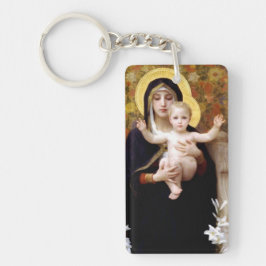 Madonna en kind - Religieuze Magnet Sleutelhanger