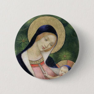 MADONNA EN KIND RONDE BUTTON 5,7 CM