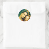 MADONNA EN KIND RONDE STICKER (Tas)