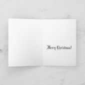 Madonna en kind van de doornen feestdagen kaart (Binnen)