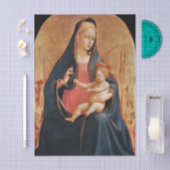 Madonna en kind van de druiven - Fra Angelico Tissuepapier (Craft)