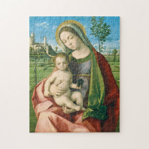 Madonna en kind van Giovanni Bellini Religieuze Legpuzzel