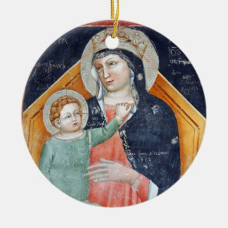 Madonna en kind: Verona Keramisch Ornament