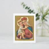 MADONNA- EN KINDERKAART BRIEFKAART (Staand voorkant)