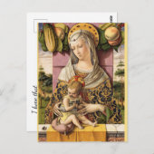  Madonna en kindkerst Briefkaart (Voorkant / Achterkant)