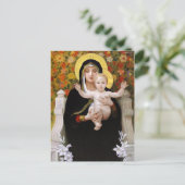 Madonna + enfant, lys blancs cartes postales de No (Debout devant)