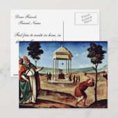 Madonna Enthroned St. Peter St. John The Baptist Briefkaart (Voorkant / Achterkant)