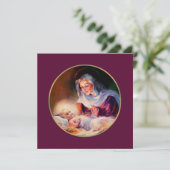 Madonna et Child. Cartes de Noël religieuses (Debout devant)