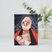 Madonna et Child. Cartes postales de Noël (Debout devant)