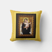 Madonna et Child Fine Art Coussin Imprimer (Recto)