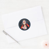 Madonna et Child. Stickers de Noël Art (Enveloppe)