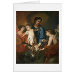 Madonna et enfant avec des anges
