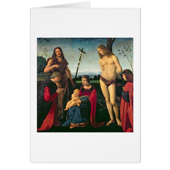 Madonna et enfant avec des solides solubles. (Devant)