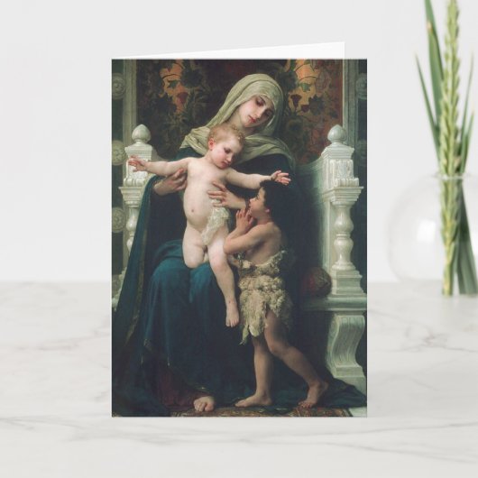 Madonna et enfant avec la carte Jean Baptiste (Devant)