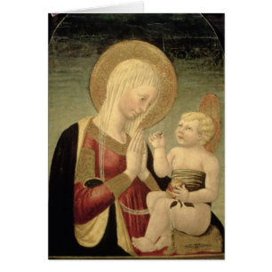 Madonna et enfant avec la grenade