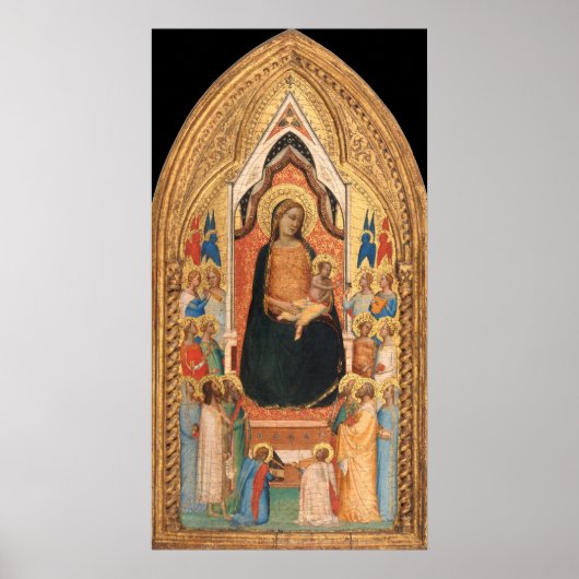 Madonna et Enfant - Bernardo Daddi Poster Art (Devant)