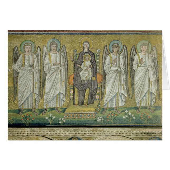Madonna et enfant couronnés par des anges (Devant horizontal)