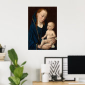 Madonna et Enfant - Dirck Bouts Poster des Beaux-A (Bureau à domicile)