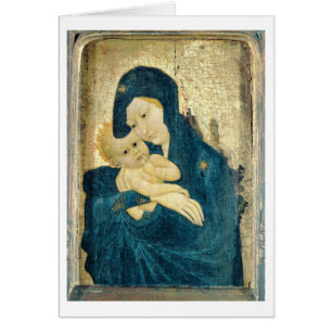 Madonna et enfant, école de la Bourgogne (huile