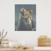 Madonna et Enfant Jésus Poster vintage Imprimer Ar (Cuisine)