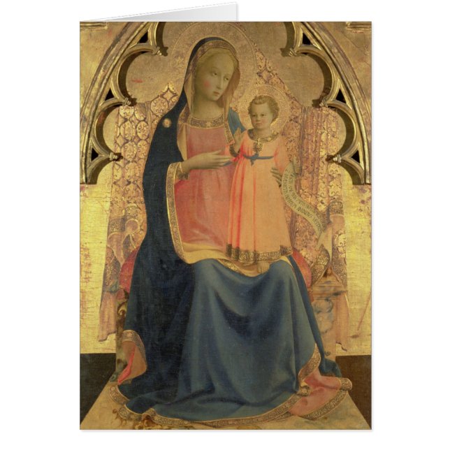 Madonna et enfant, panneau central d'un triptyque (Devant)