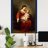 Madonna et Enfant ... Poster (Bureau à domicile)