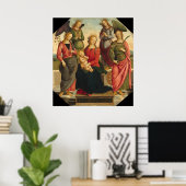 Madonna et Enfant, Poster d'Art fin Pietro Perugin (Bureau à domicile)
