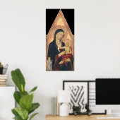 Madonna et Enfant - Poster d'Art Lippo Memmi (Bureau à domicile)